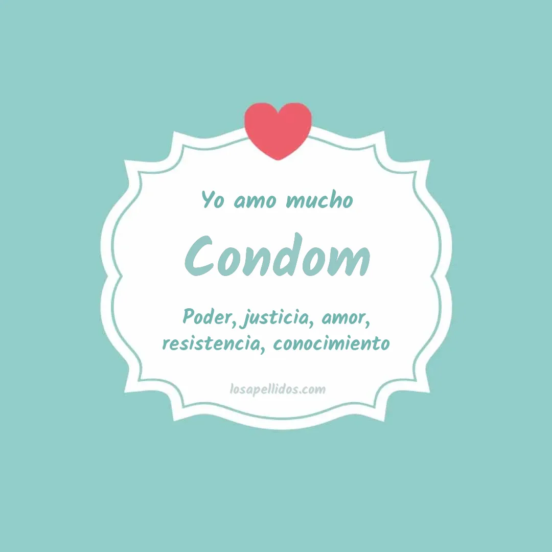 Yo amo mucho Condom