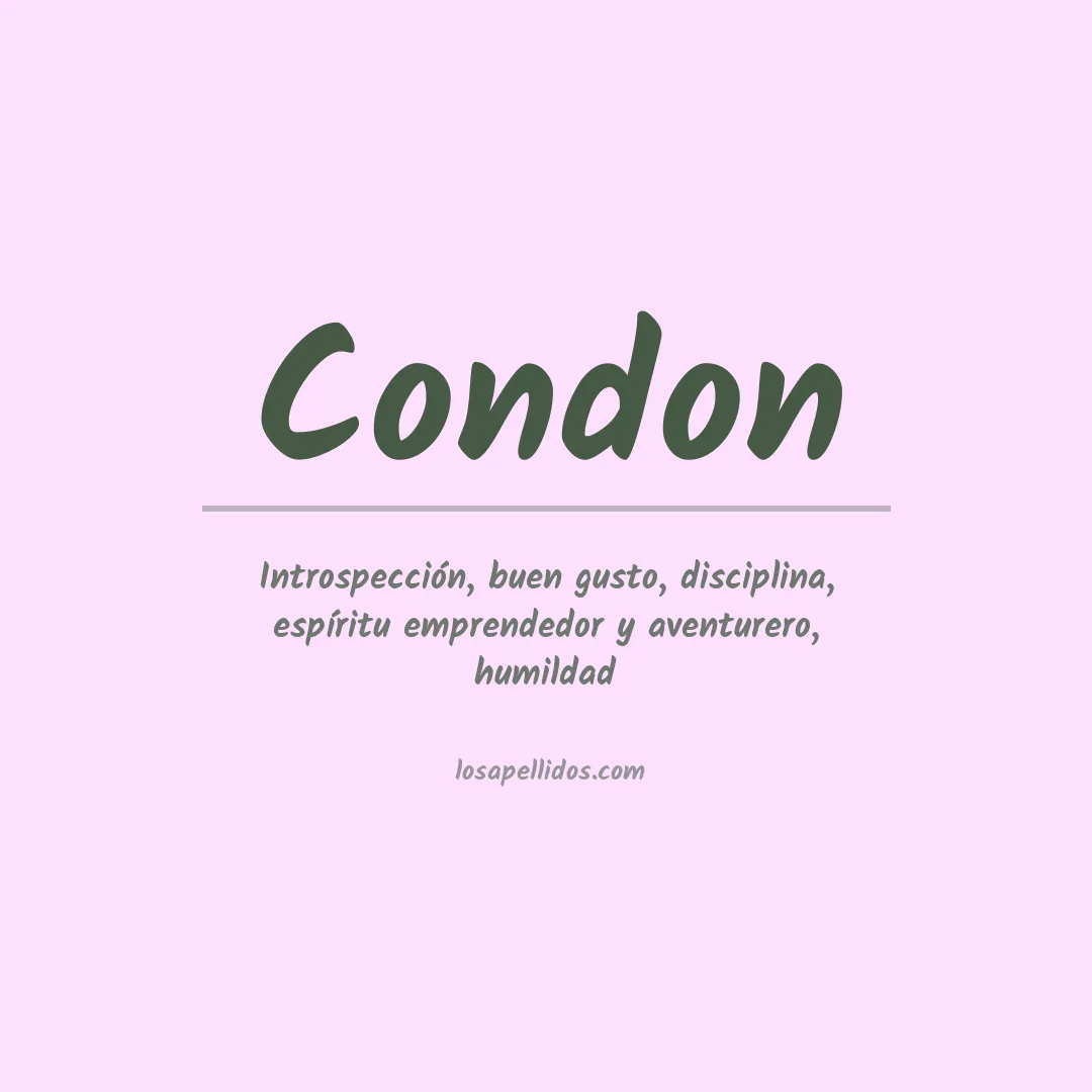 Apellido Condon