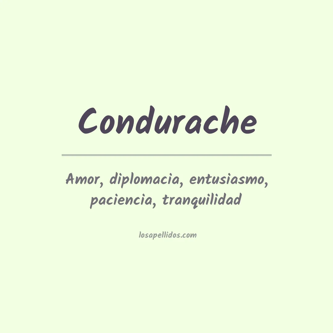 Apellido Condurache