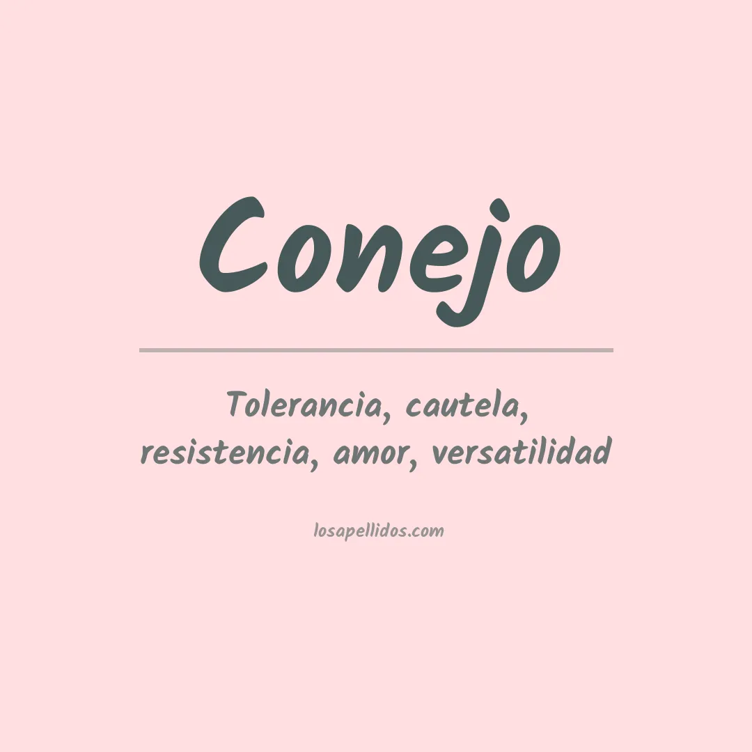 Apellido Conejo