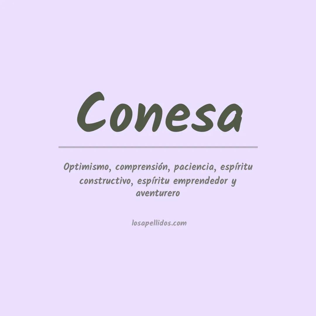 Apellido Conesa