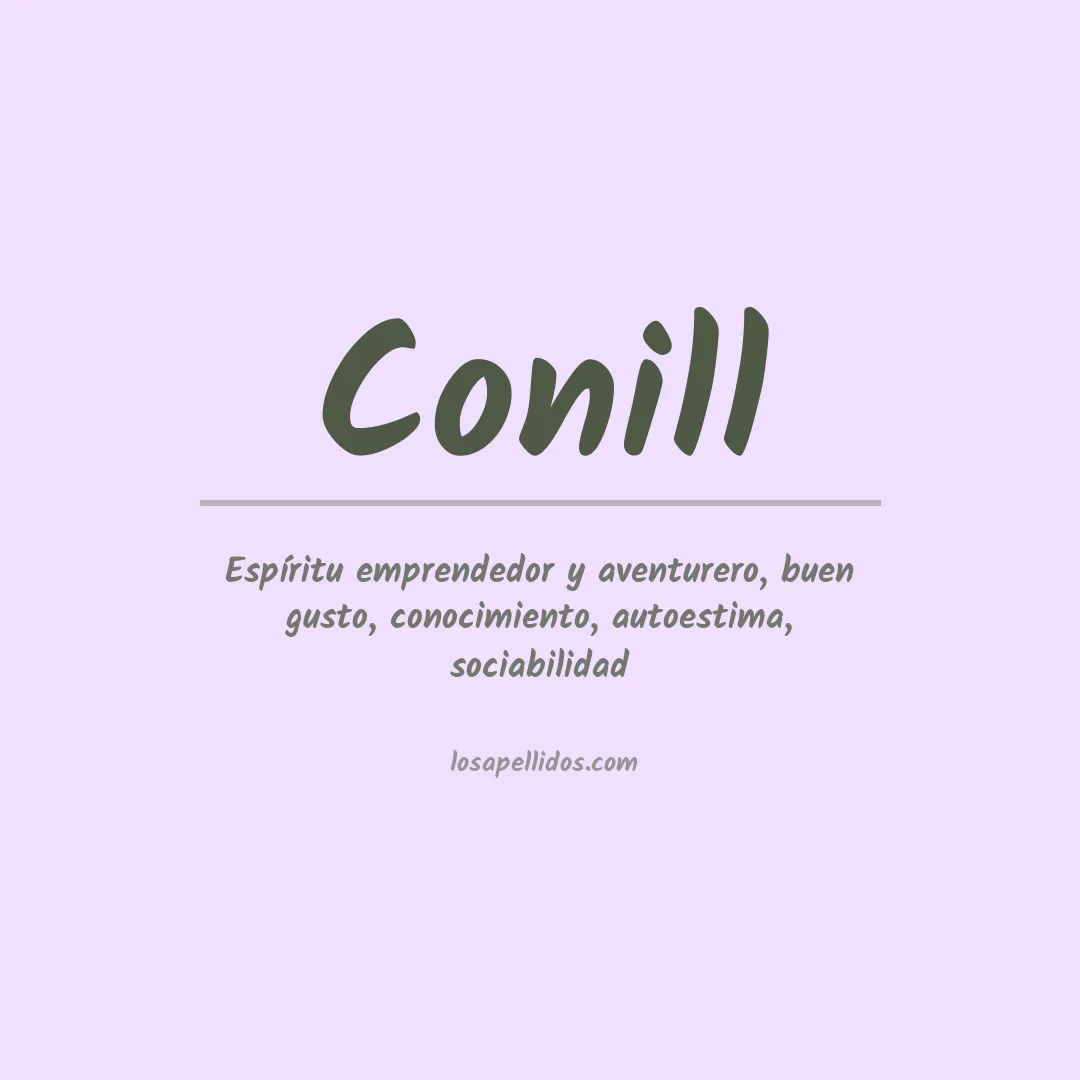 Apellido Conill