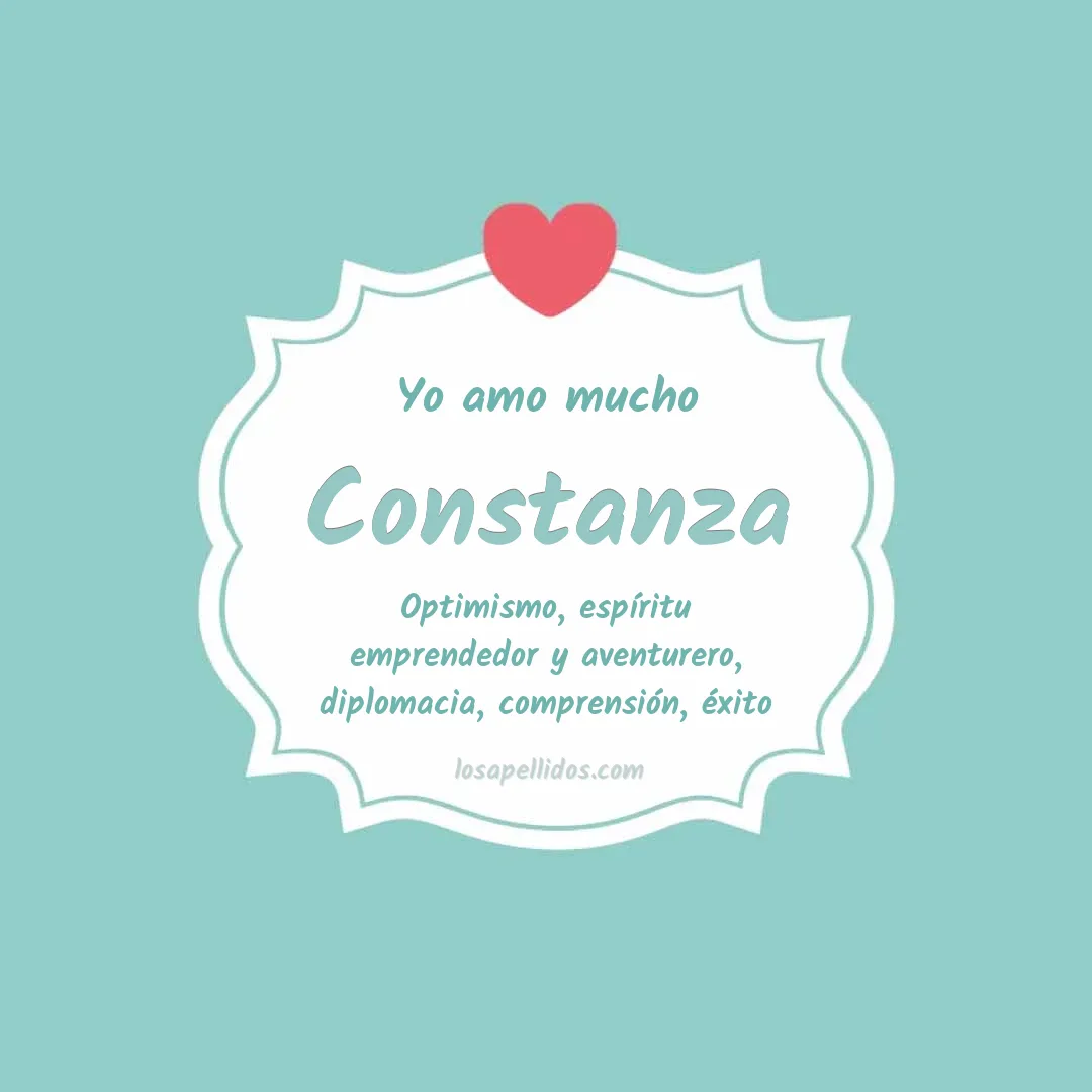 Yo amo mucho Constanza