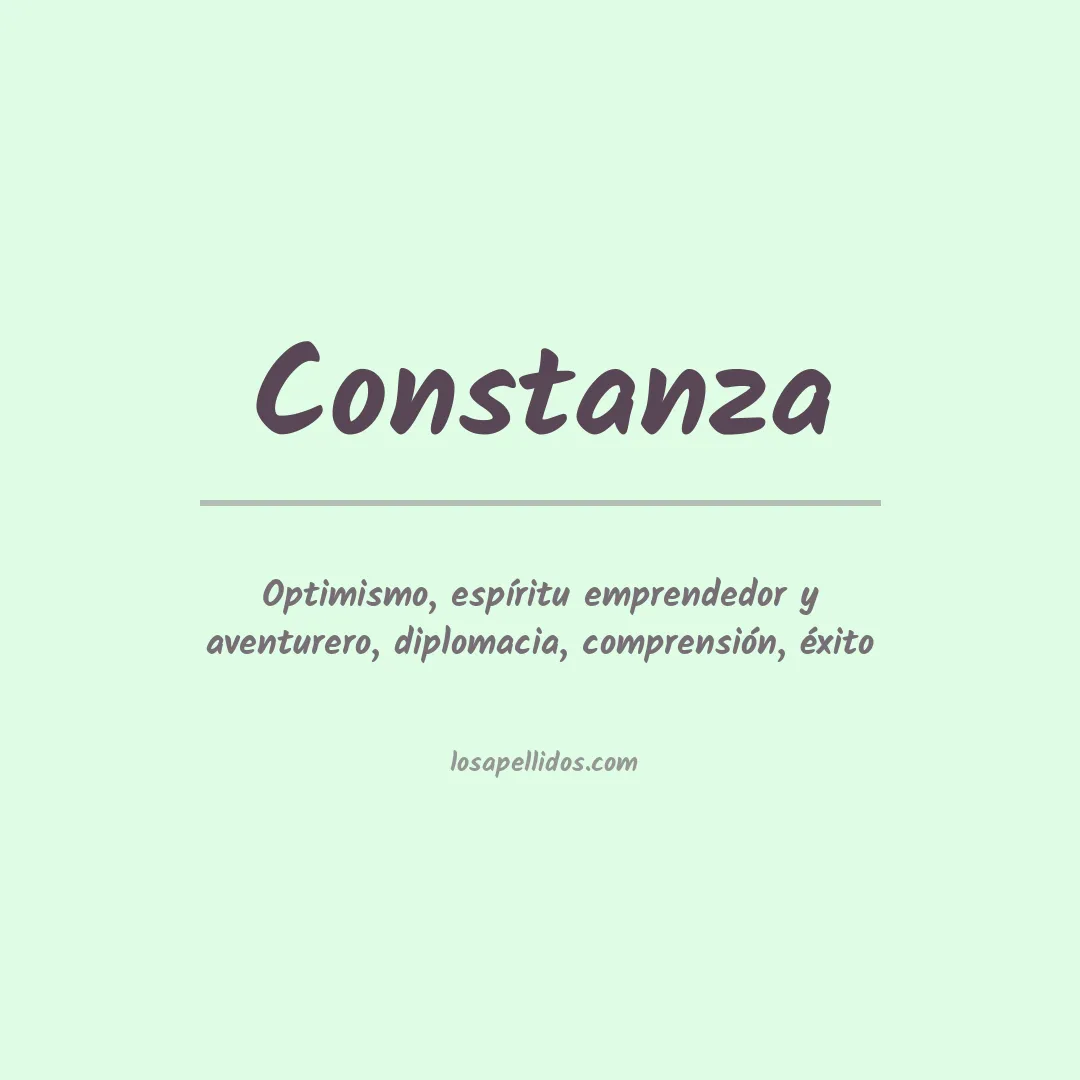 Apellido Constanza