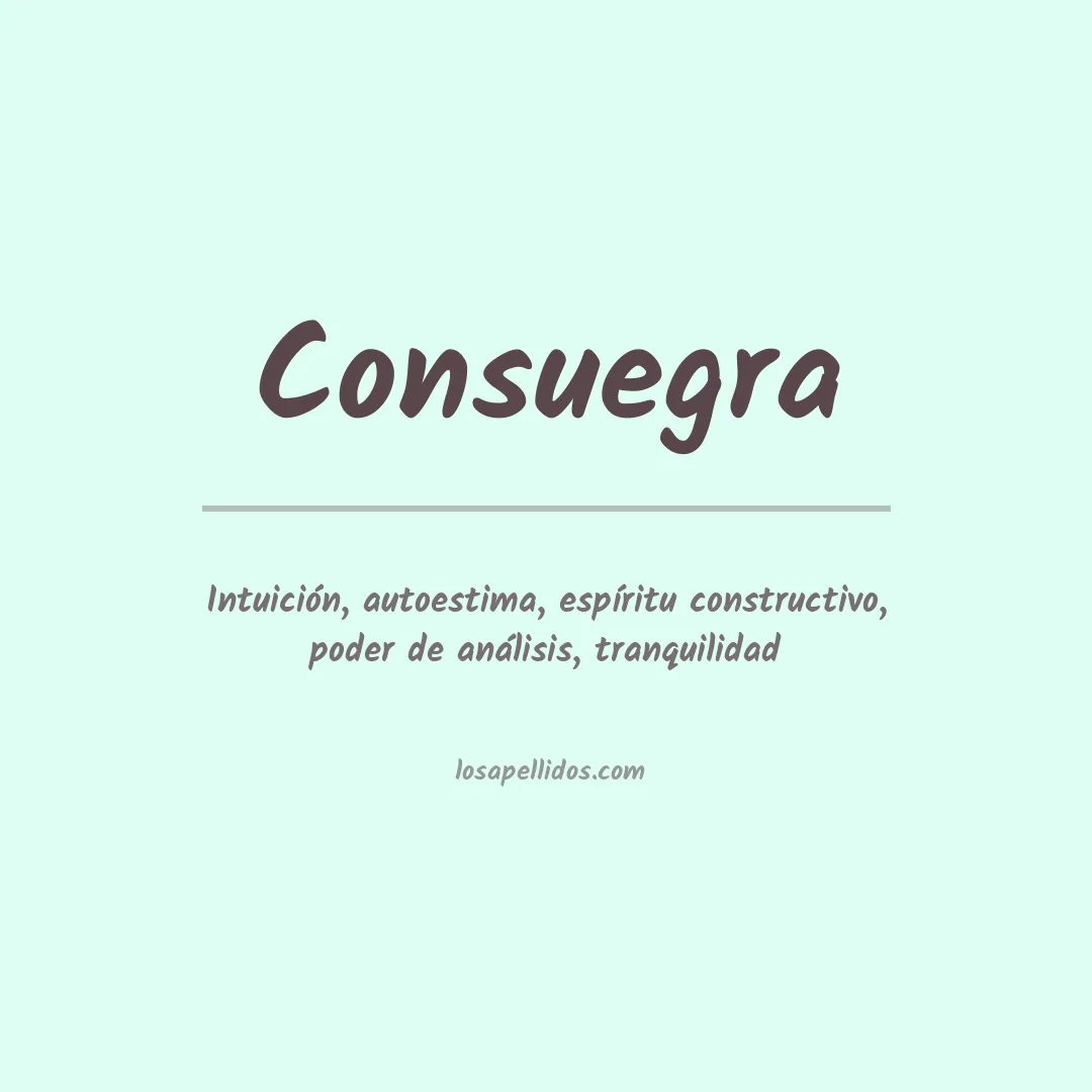 Apellido Consuegra