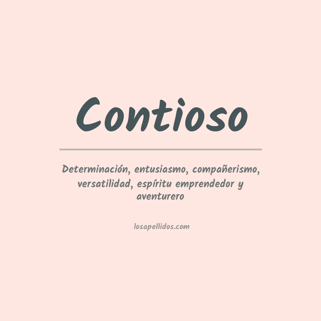 Apellido Contioso