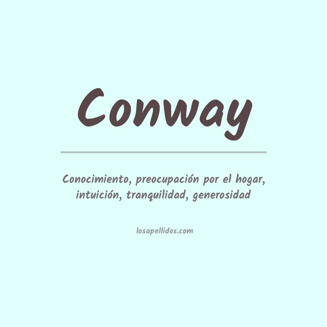 Apellido Conway