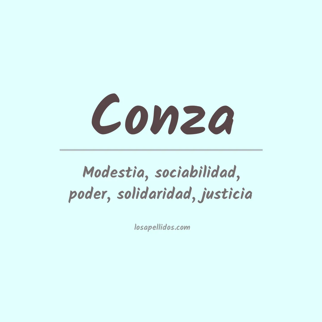 Apellido Conza