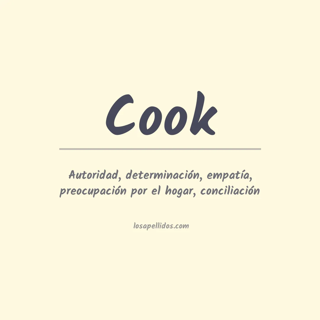 Apellido Cook