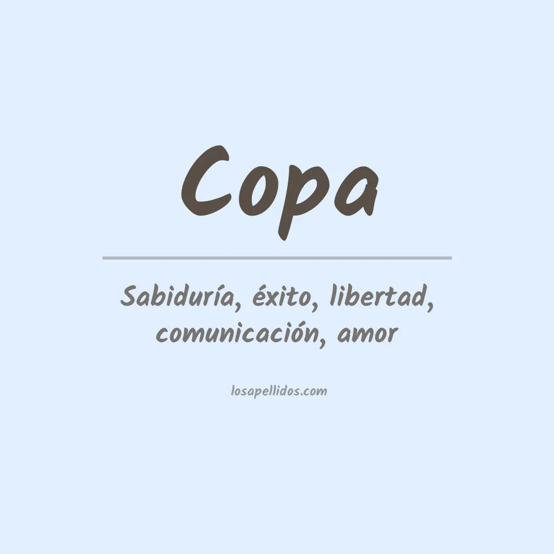 Apellido Copa