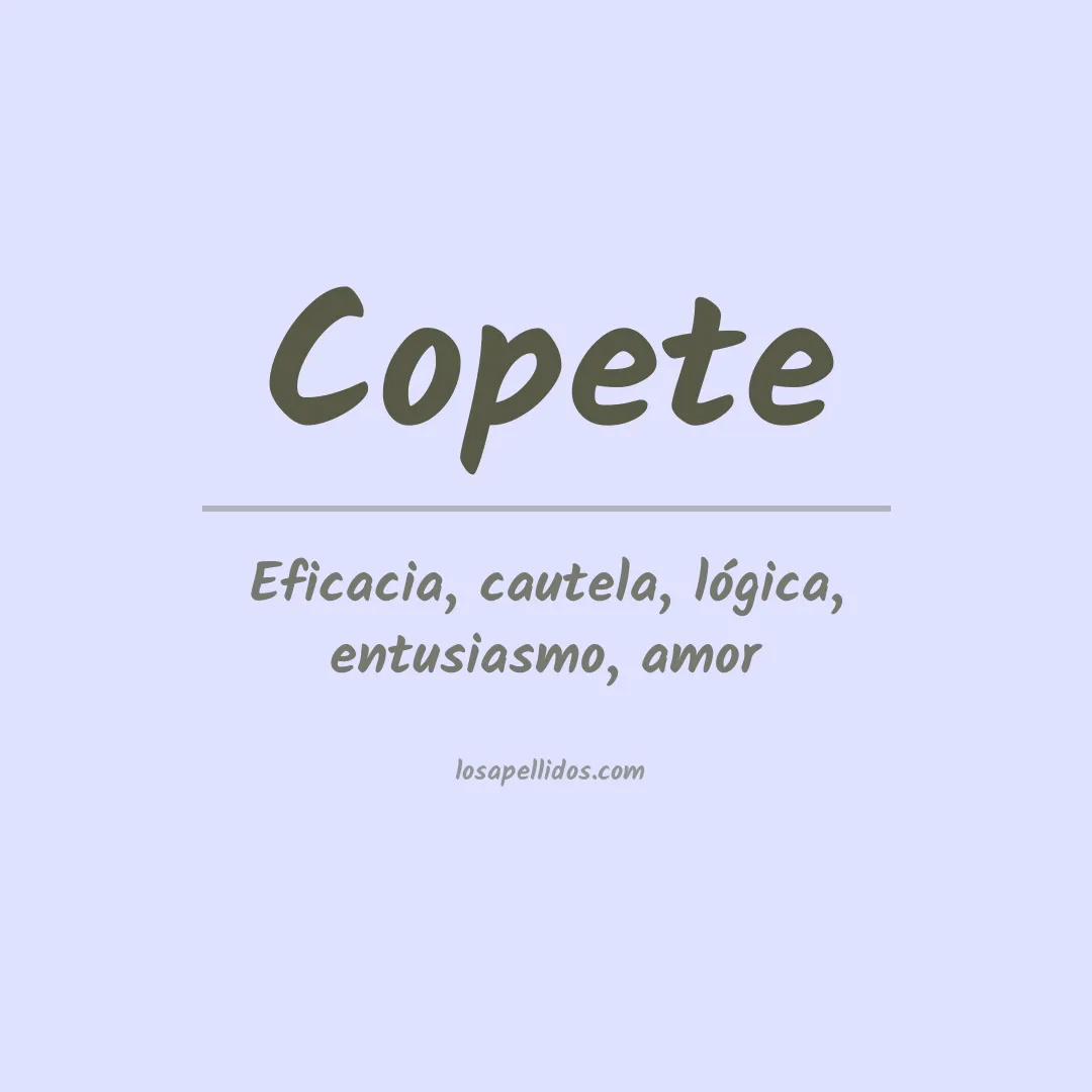 Apellido Copete