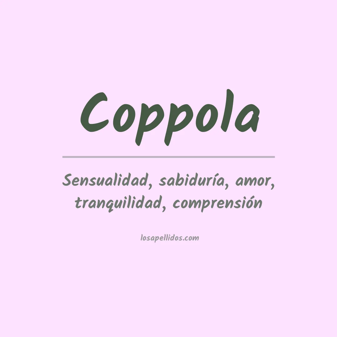 Apellido Coppola