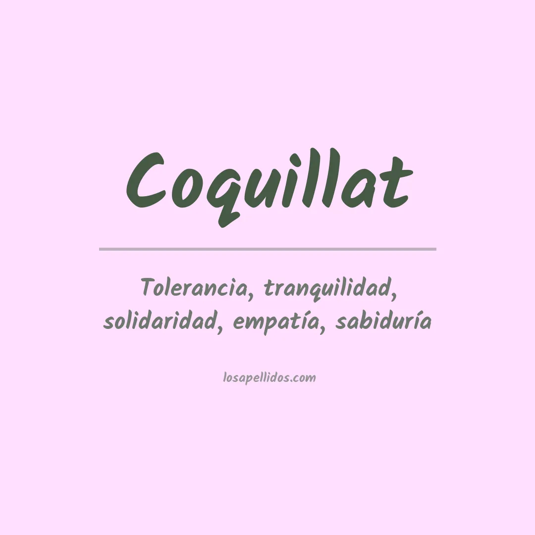 Apellido Coquillat