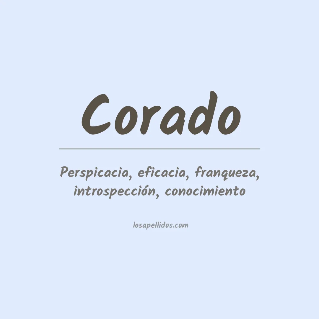 Apellido Corado