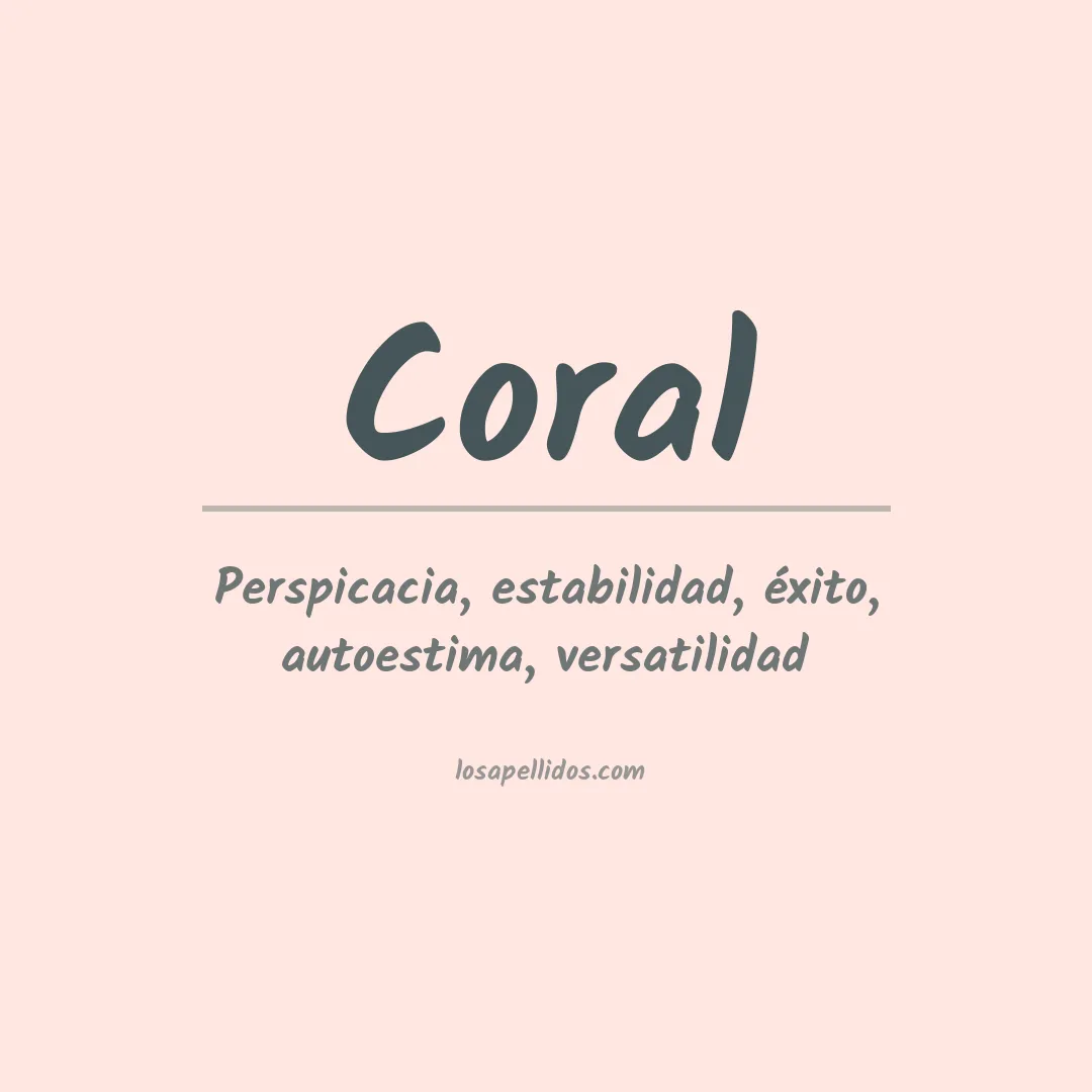 Apellido Coral