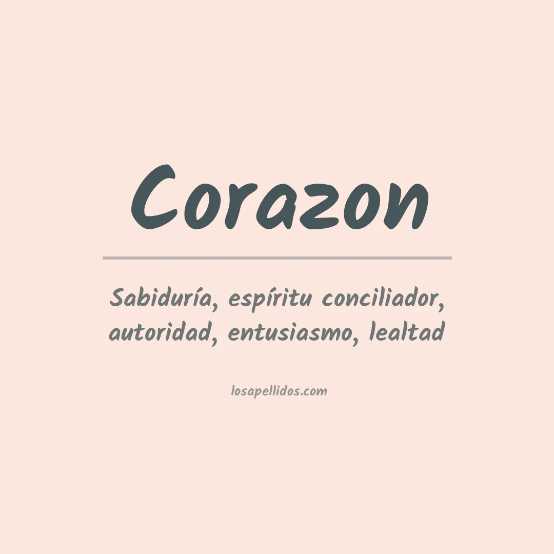 Apellido Corazon