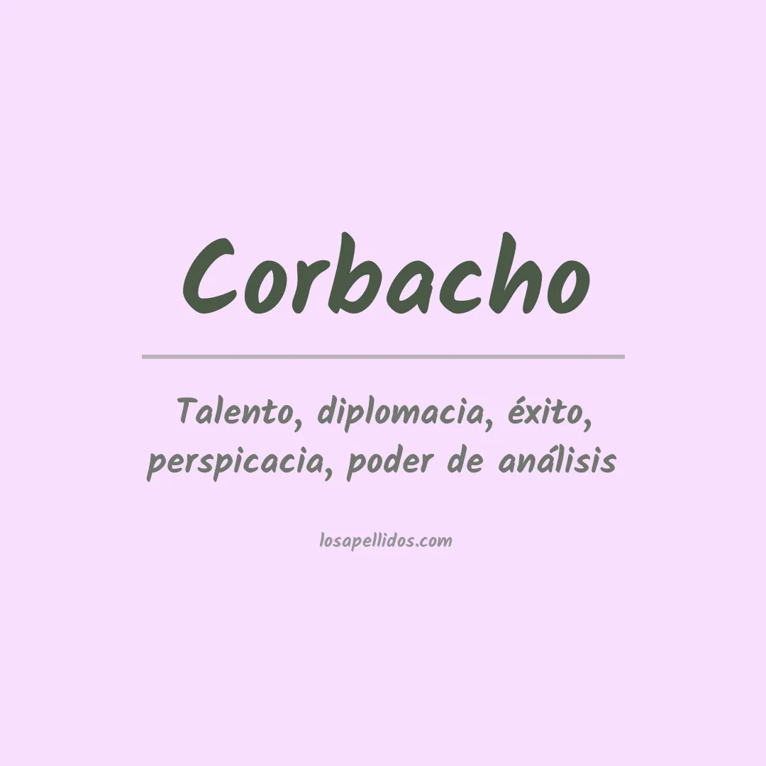 Apellido Corbacho