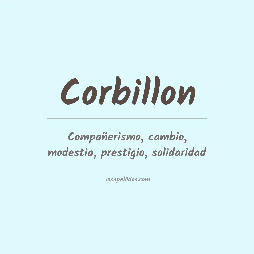 Apellido Corbillon