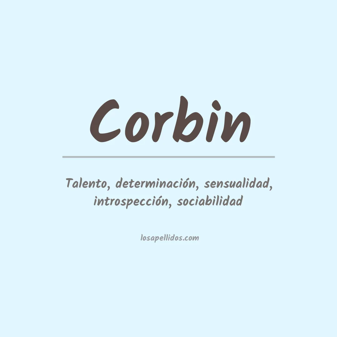 Apellido Corbin