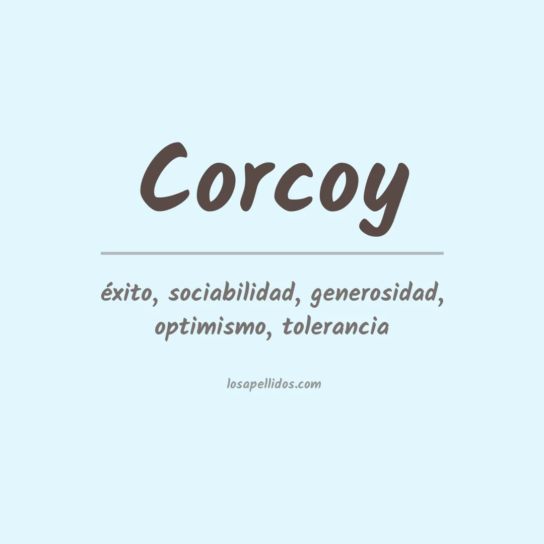 Apellido Corcoy