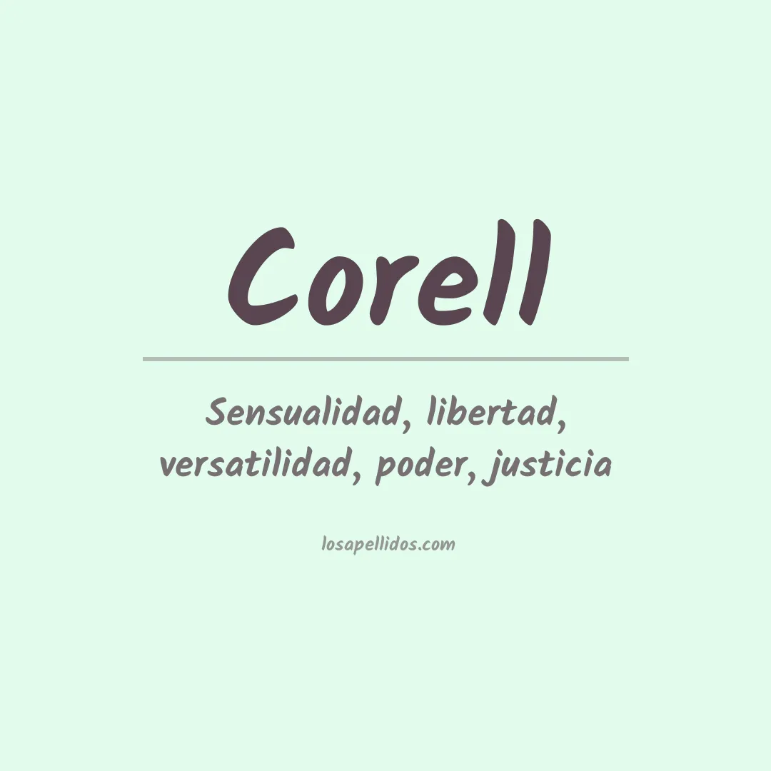 Apellido Corell