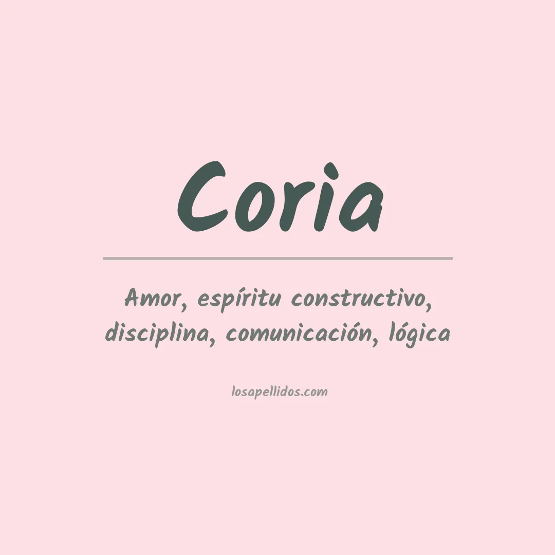 Apellido Coria