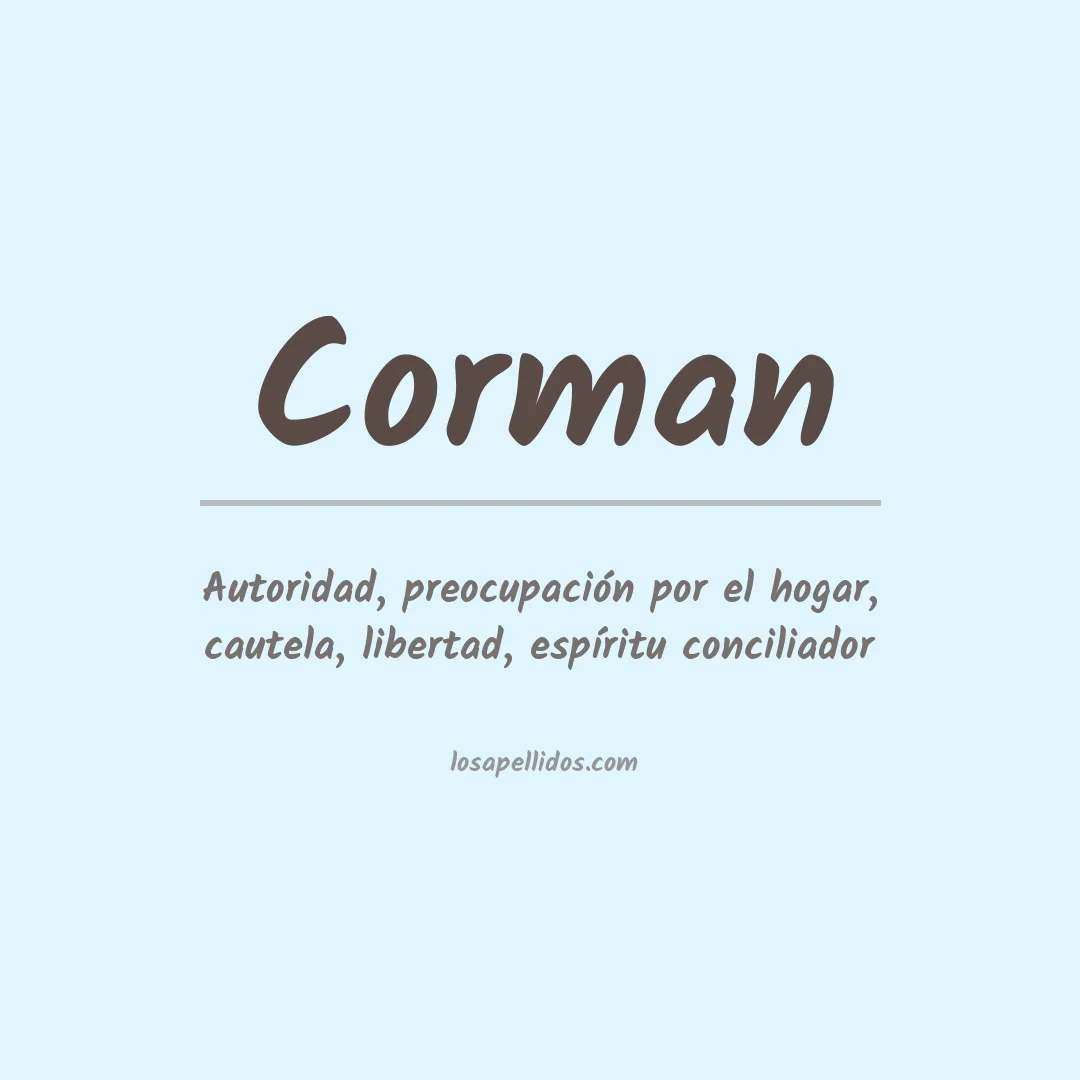 Apellido Corman