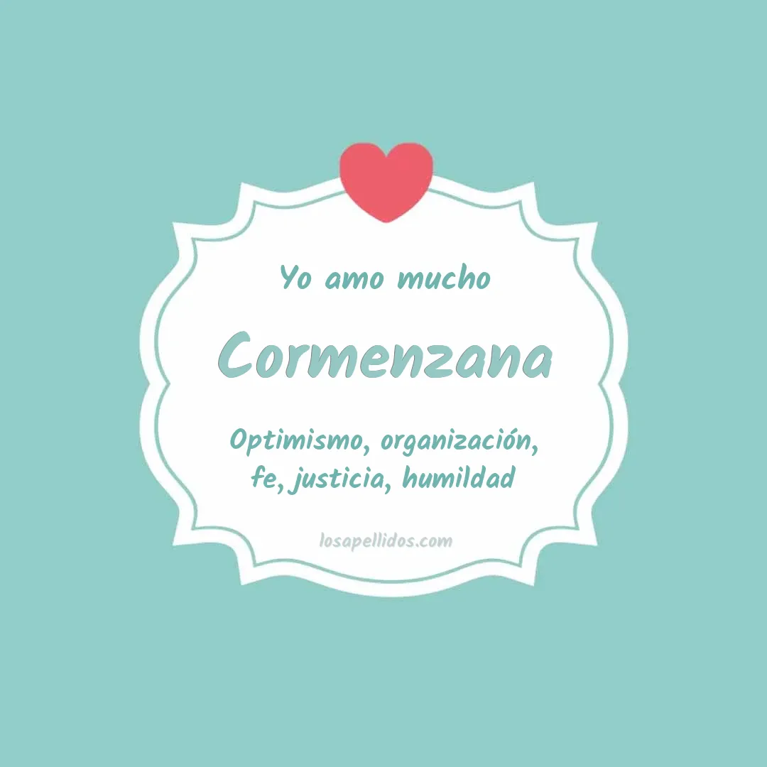 Yo amo mucho Cormenzana