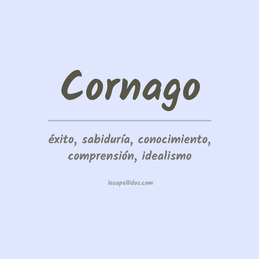 Apellido Cornago