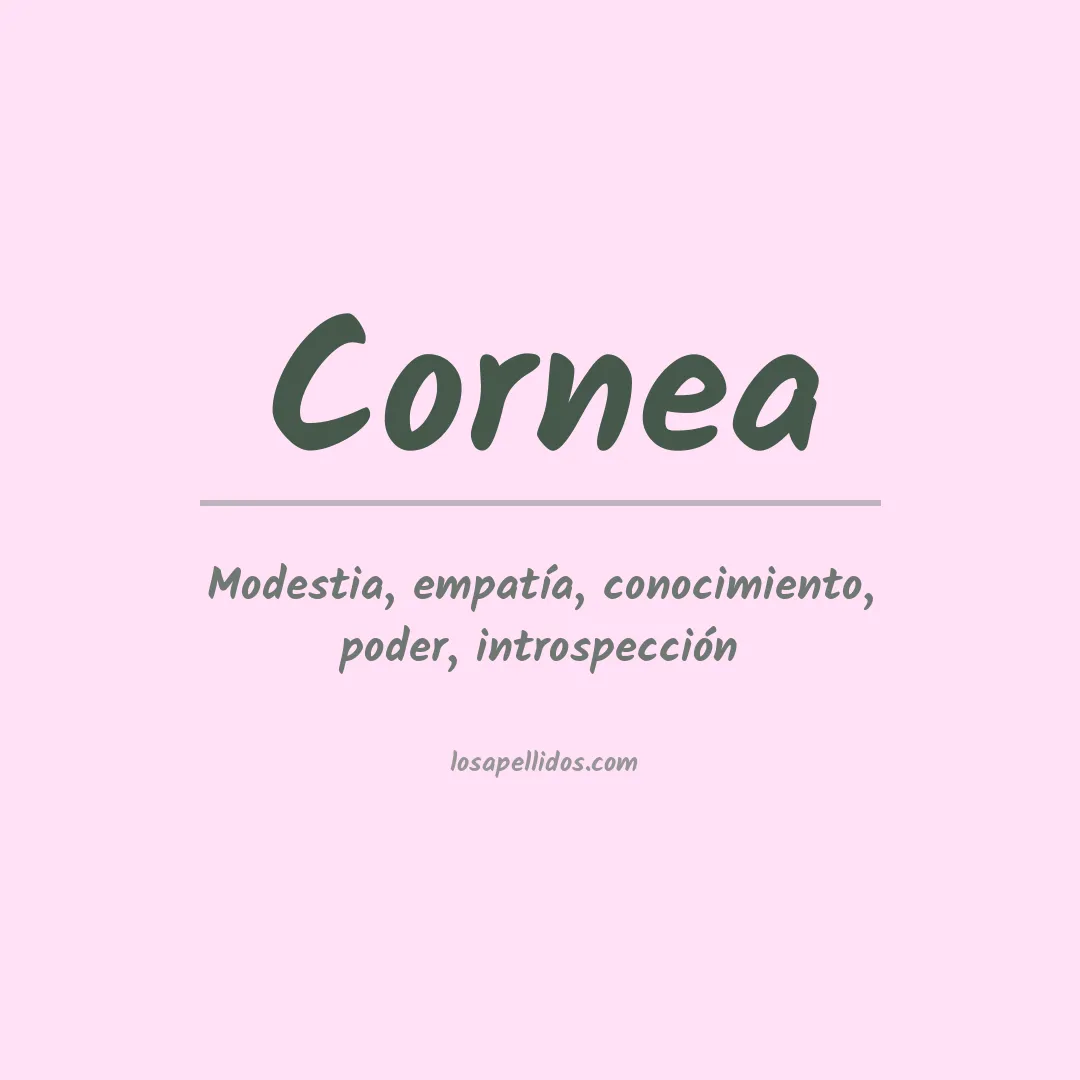 Apellido Cornea