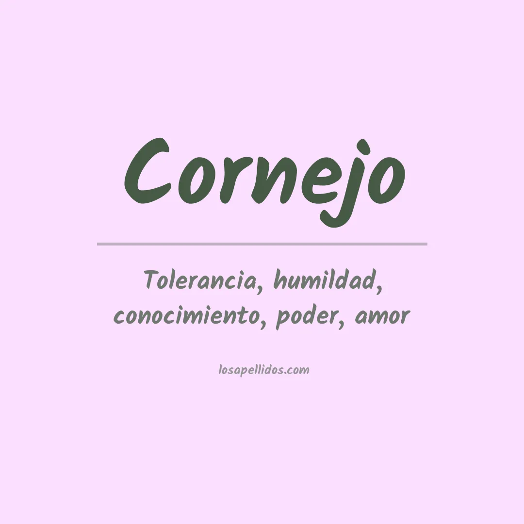 Apellido Cornejo
