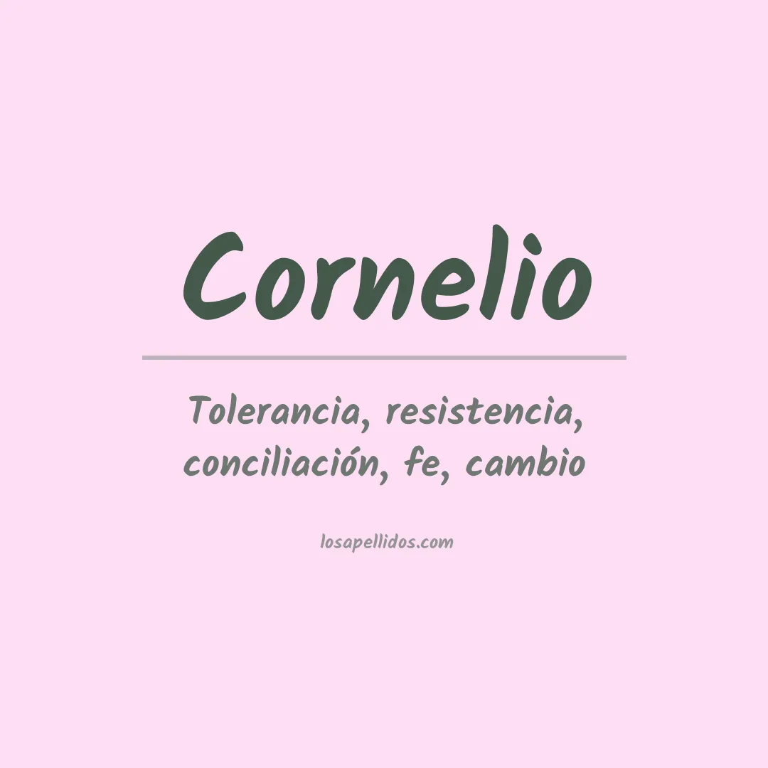 Apellido Cornelio