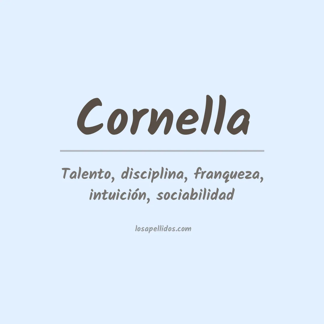 Apellido Cornella