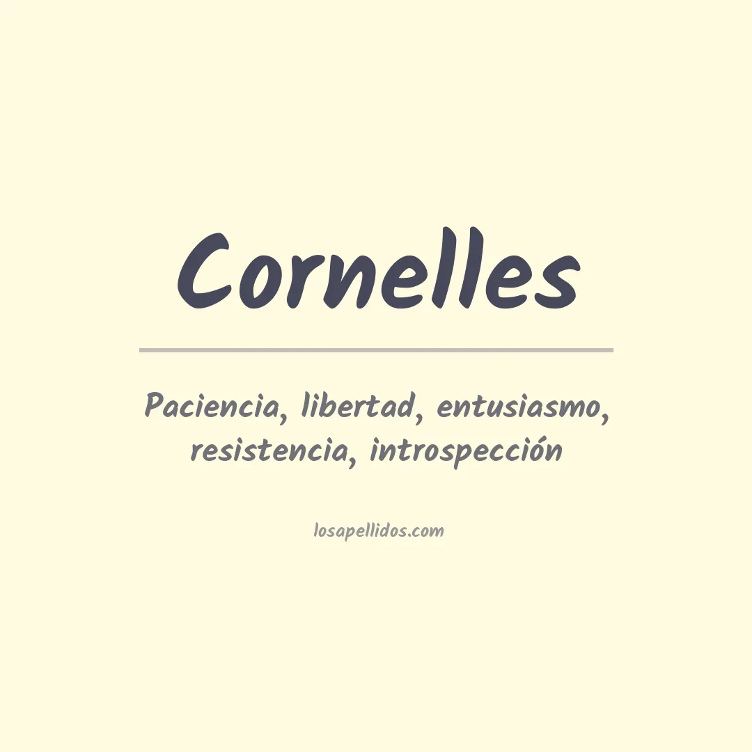 Apellido Cornelles