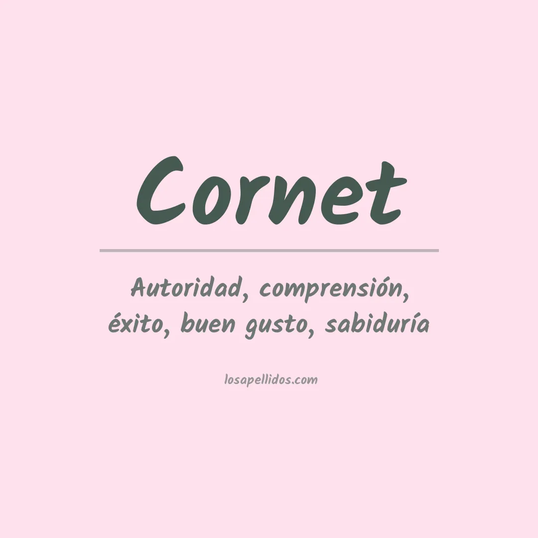 Apellido Cornet