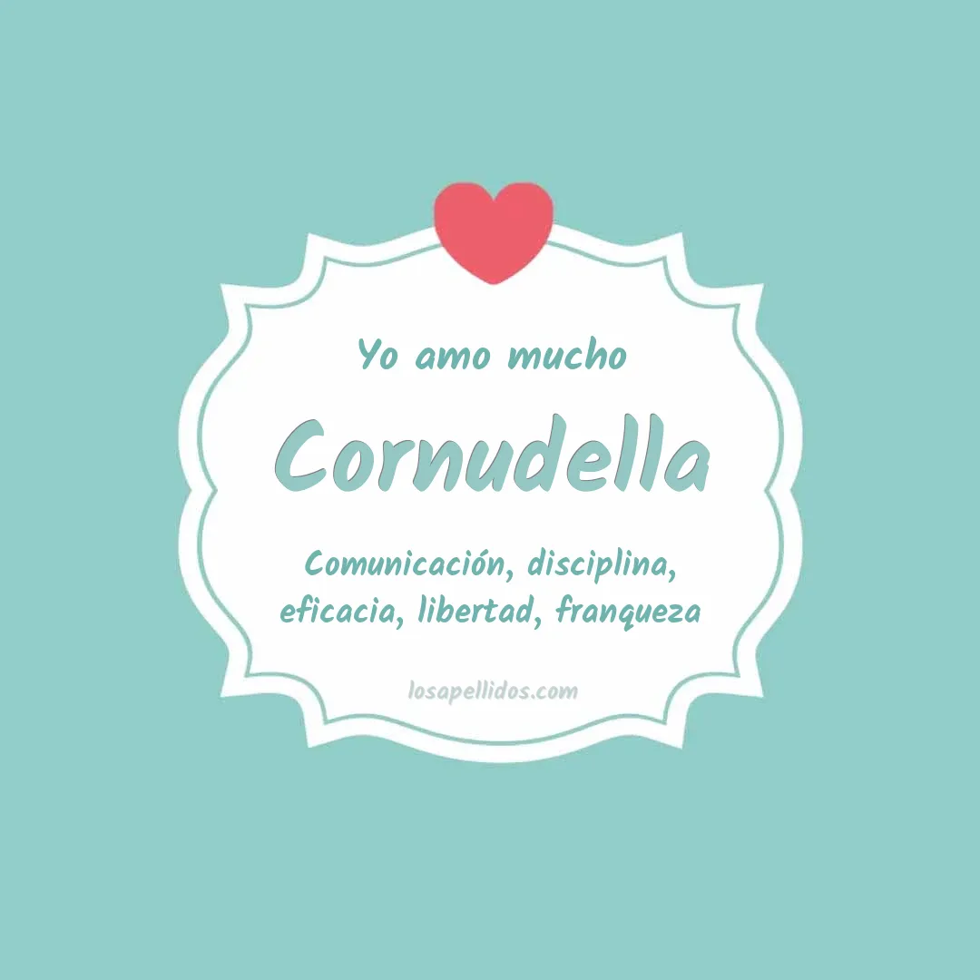 Yo amo mucho Cornudella