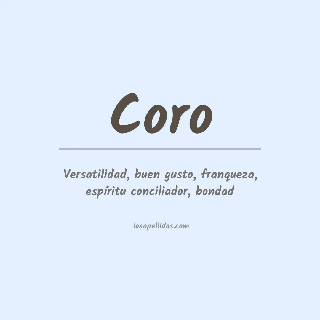 Apellido Coro