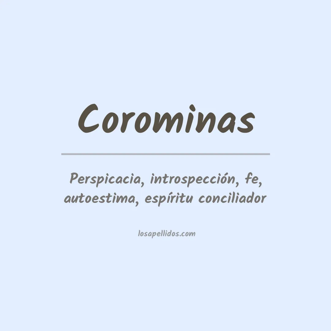 Apellido Corominas
