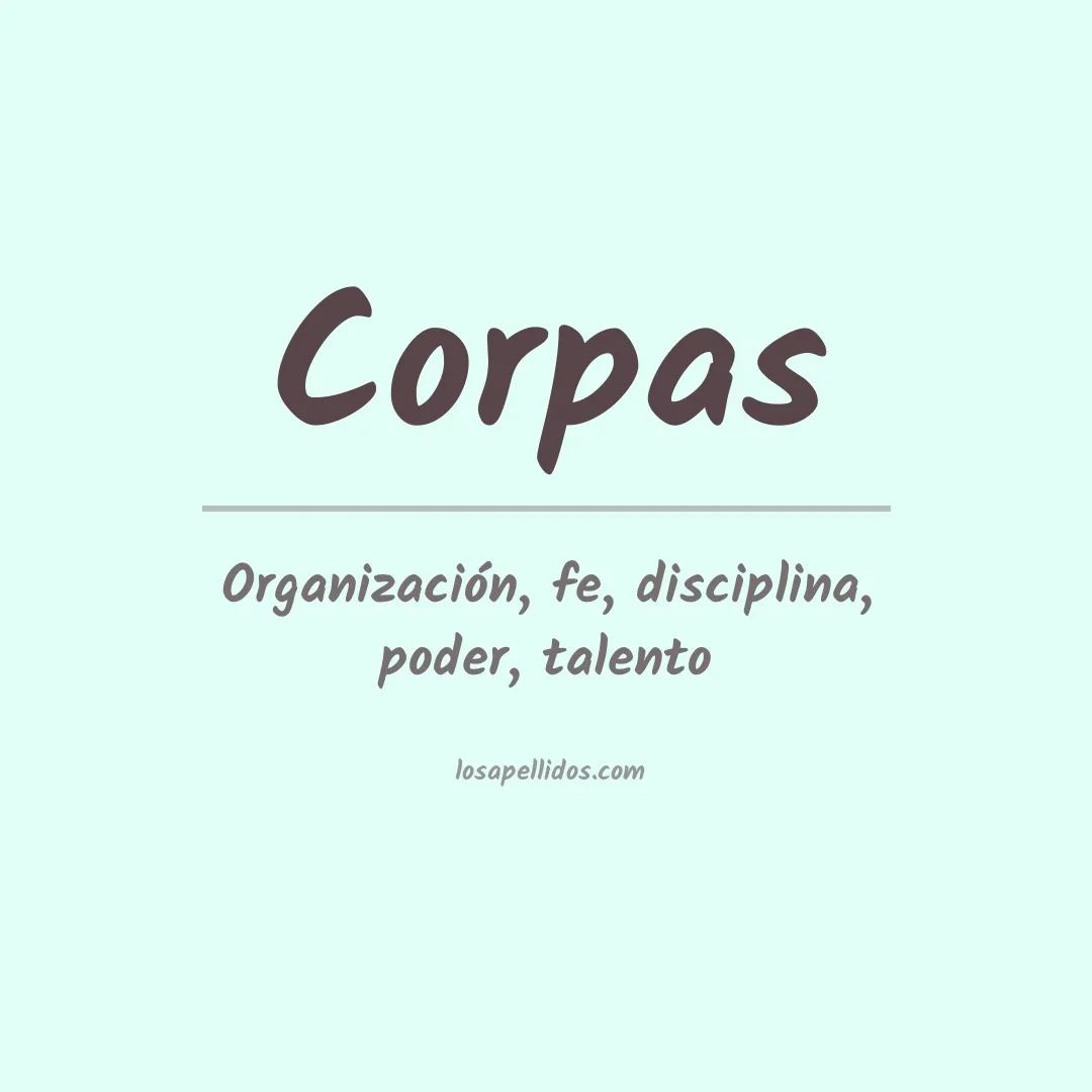 Apellido Corpas
