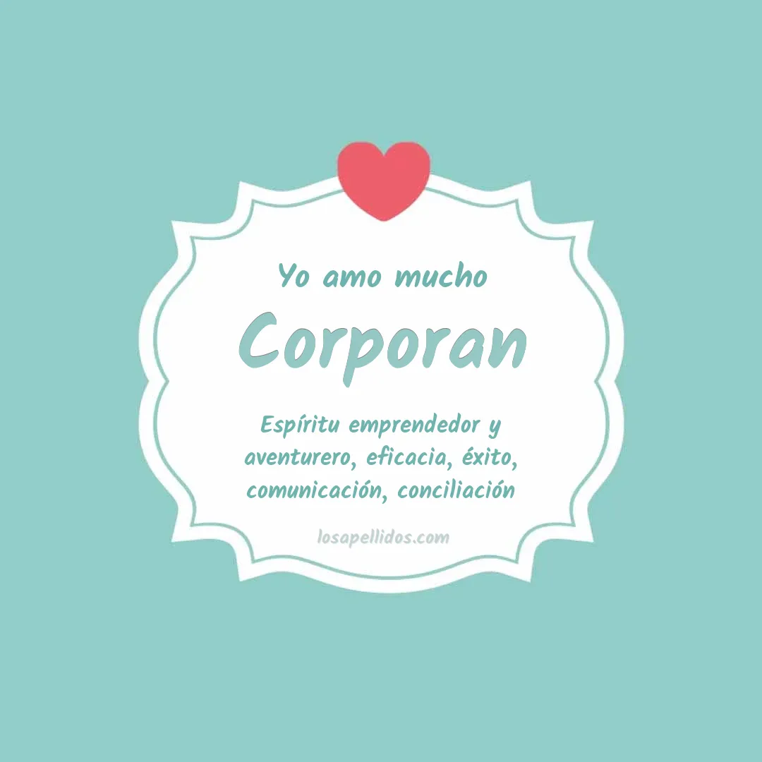 Yo amo mucho Corporán