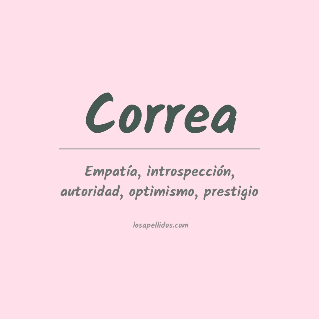 Apellido Correa