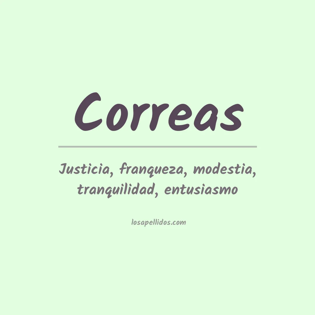 Apellido Correas