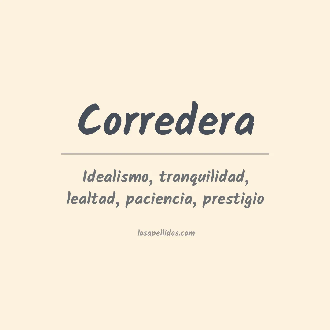 Apellido Corredera