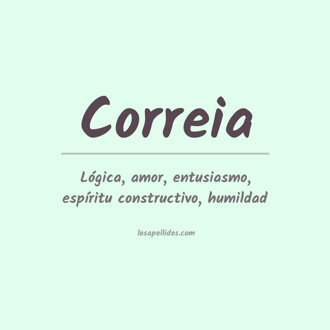 Apellido Correia
