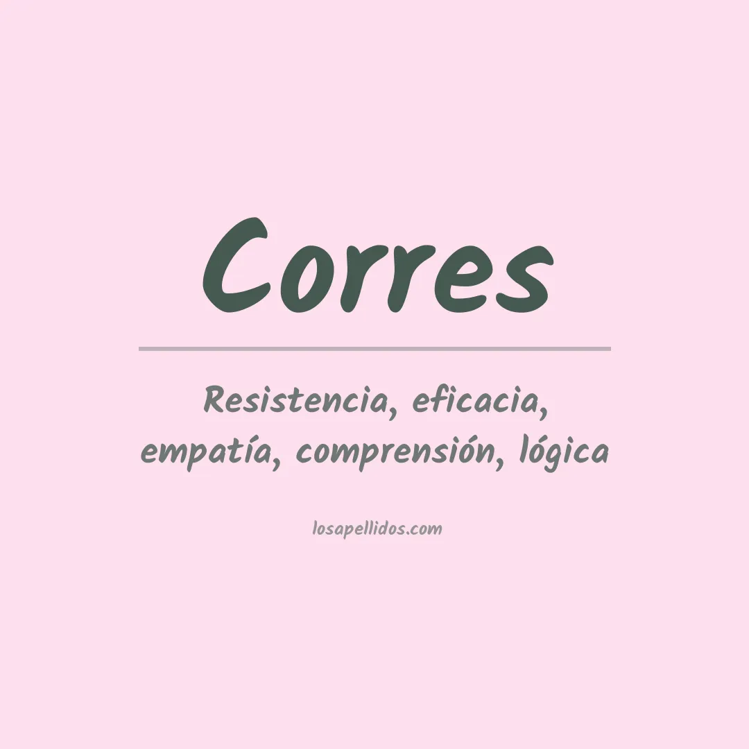 Apellido Corres