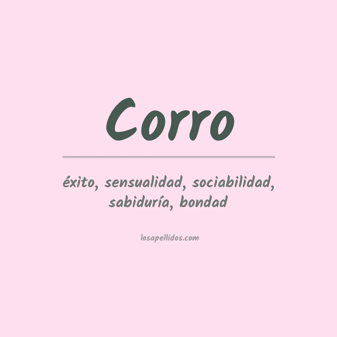 Apellido Corro