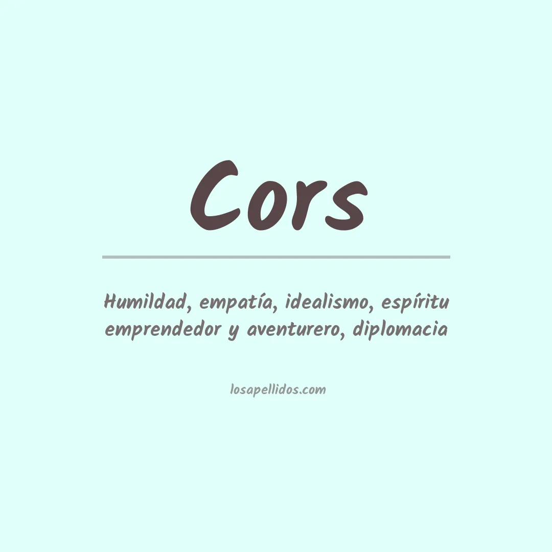 Apellido Cors