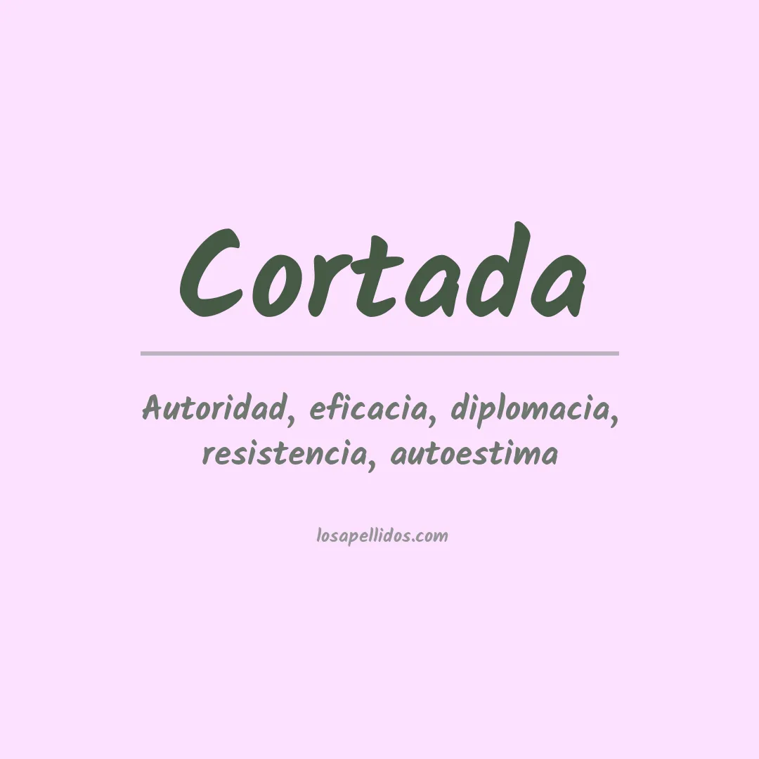 Apellido Cortada