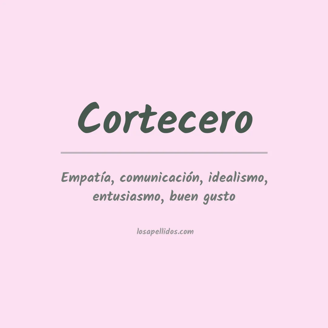 Apellido Cortecero