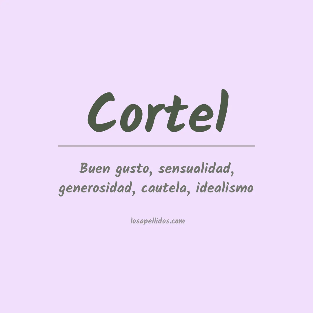 Apellido Cortel